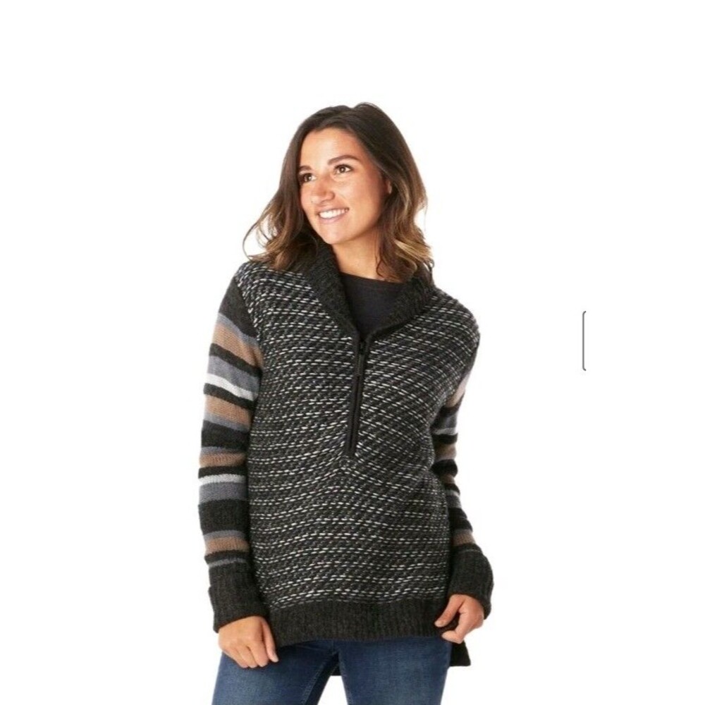 Smartwool Chup Women's Size XL Potlatch 1/2 Zip Pullover Knit Sweater Wool Blend